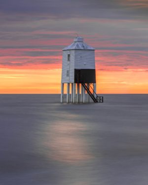 Landscape photography print for sale of Burnham-on-Sea Low Lighthouse in Somerset