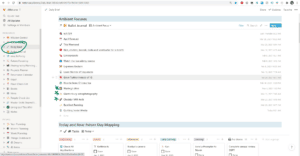 Screenshot of a custom forward photography planner using Notion