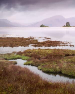 Fine Art Print Castle Stalker, Scotland