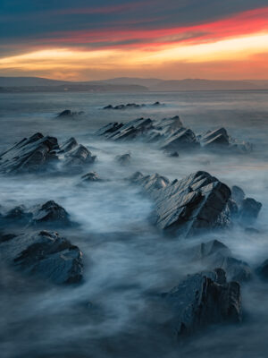 Kilve Sunset over Exmoor